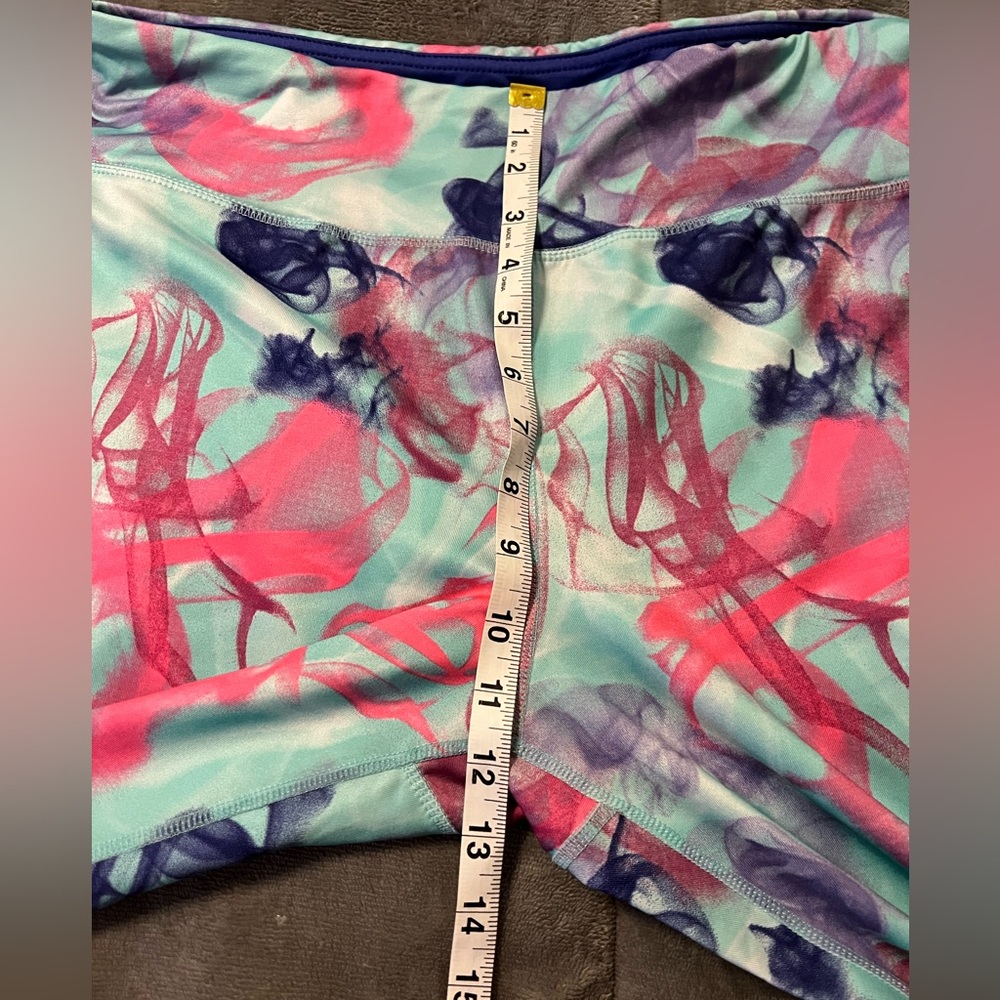 EUC, Just Be… Pedal Pusher Workout/Yoga Leggings, 1X: B4 - Picture 4 of 8